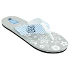 Women's North Carolina Tar Heels Floral Flip Flop Sandals, Size: Small, Multi