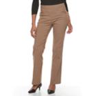 Petite Dana Buchman Bootcut Millennium Pull-on Dress Pants, Women's, Size: Medium, Lt Beige