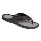 Men's Chaps Quick-dry Thong Flip-flops, Size: Large, Grey (charcoal)