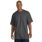 Big & Tall Russell Athletic Solid Tee, Men's, Size: Xl Tall, Grey