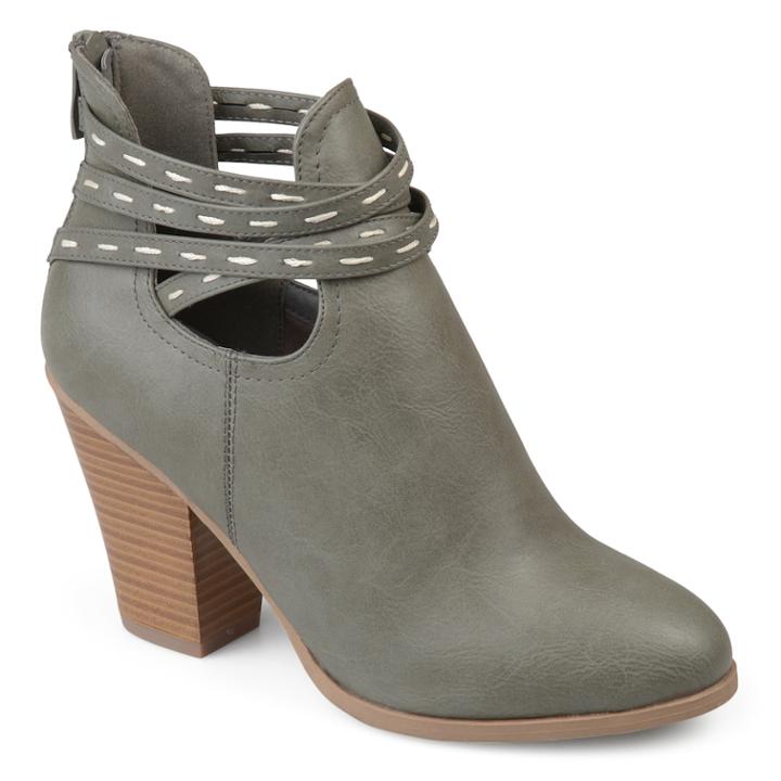 Journee Collection Rhapsy Women's Ankle Boots, Size: Medium (6), Med Grey