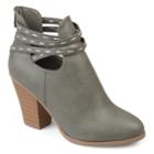 Journee Collection Rhapsy Women's Ankle Boots, Size: Medium (6), Med Grey