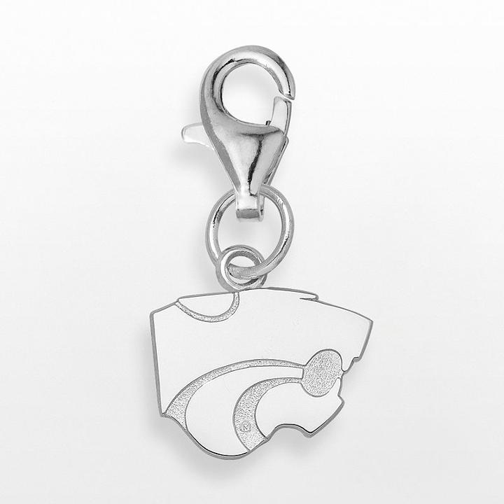 Logoart Kansas State Wildcats Sterling Silver Logo Charm, Women's, Multicolor