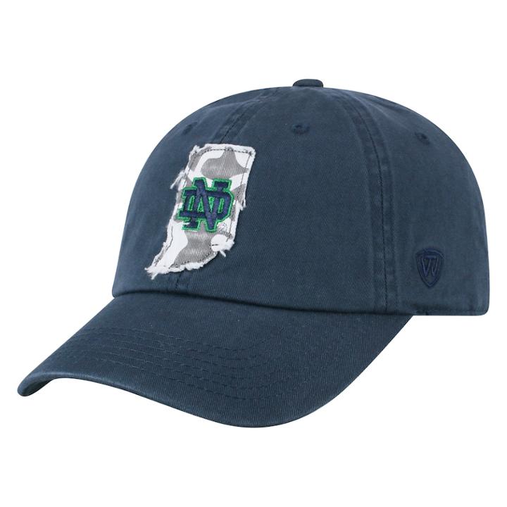Adult Top Of The World Notre Dame Fighting Irish Slove Cap, Women's, Blue (navy)