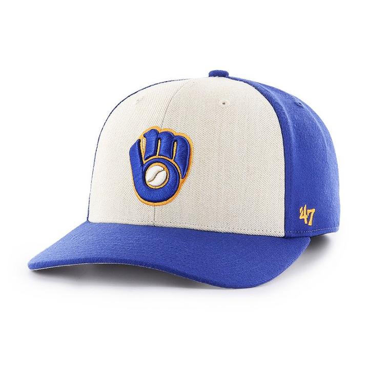 Adult '47 Brand Milwaukee Brewers Inductor Mvp Adjustable Cap, Blue