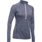 Women's Under Armour Tech 1/2 Zip Top, Size: Large, Blue (navy)