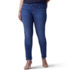 Plus Size Lee Sculpting Pull-on Mid-rise Skinny Jeans, Women's, Size: 24w Petite, Dark Blue