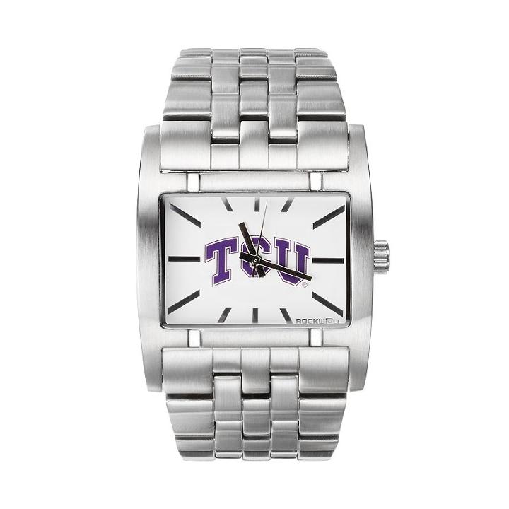 Rockwell Tcu Horned Frogs Apostle Stainless Steel Watch - Men, Silver