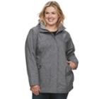Plus Size Zeroxposur Giselle Hooded Soft Shell Jacket, Women's, Size: 2xl, Donegal