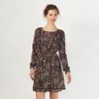 Women's Lc Lauren Conrad Swiss Dot Shift Dress, Size: Medium, Black