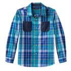 French Toast Chambray Button-down Shirt - Boys 4-7, Size: 7, Dark Blue