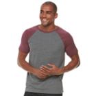Men's Sonoma Goods For Life&trade; Double-knit Raglan Tee, Size: Small, Red