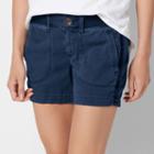 Petite Sonoma Goods For Life&trade; Comfort Waist Cargo Shorts, Women's, Size: 12 Petite, Dark Blue
