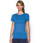 Women's Under Armour Tech Crew Slub Tee, Size: Xl, Brt Blue