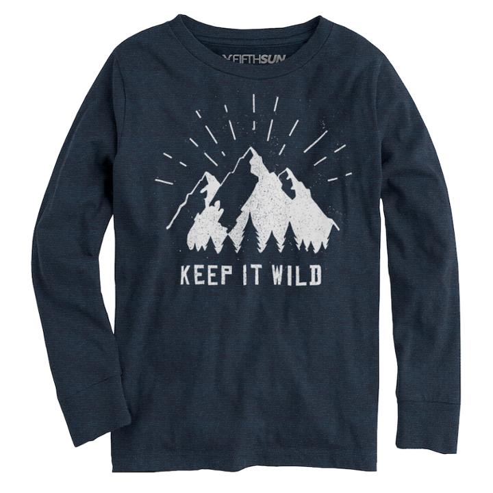 Boys 8-20 Keep It Wild Tee, Size: Xl, Blue (navy)