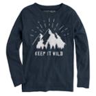 Boys 8-20 Keep It Wild Tee, Size: Xl, Blue (navy)