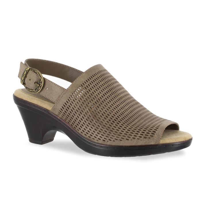 Easy Street Jessie Women's Slingback Mules, Size: Medium (9.5), Beige