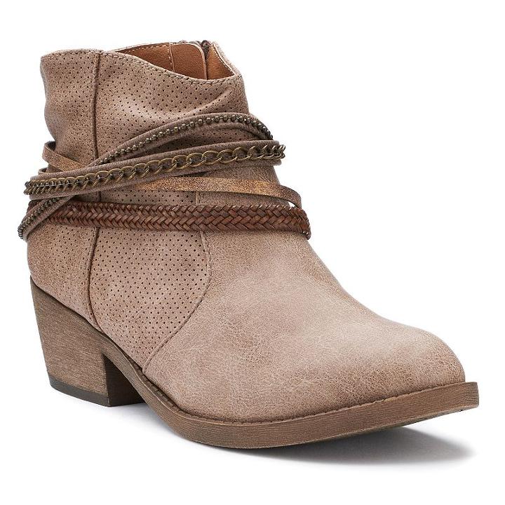 So&reg; Squad Women's Ankle Boots, Girl's, Size: Medium (8), Beige Oth