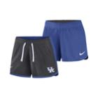 Women's Nike Kentucky Wildcats Dri-fit Touch Shorts, Size: Xl, Grey