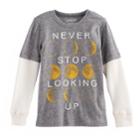Boys 4-10 Jumping Beans&reg; Thermal Heathered Tee, Size: 8, Dark Grey