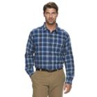 Men's Columbia Hardy Ridge Classic-fit Plaid Button-down Shirt, Size: Medium, Blue Other