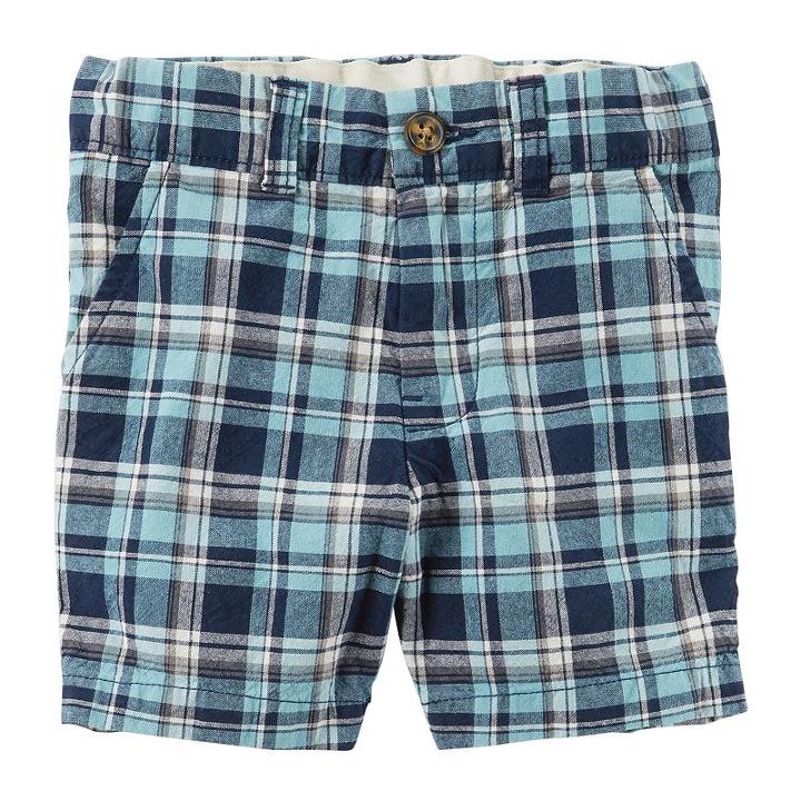 Boys 4-8 Carter's Plaid Twill Shorts, Size: 4, Ovrfl Oth