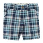 Boys 4-8 Carter's Plaid Twill Shorts, Size: 4, Ovrfl Oth