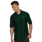 Men's Antigua Oregon Ducks Illusion Desert Dry Extra-lite Performance Polo, Size: Small, Dark Green