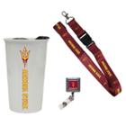 Arizona State Sun Devils Badge Holder, Lanyard & Tumbler Job Pack, Adult Unisex, Multicolor