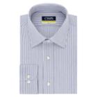 Men's Chaps Regular Fit Comfort Stretch Spread Collar Dress Shirt, Size: 15.5-32/33, Blue (navy)