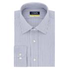 Men's Chaps Regular Fit Comfort Stretch Spread Collar Dress Shirt, Size: 15.5-32/33, Blue (navy)