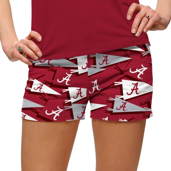 Women's Loudmouth Alabama Crimson Tide Golf Shorts, Size: 8, Red