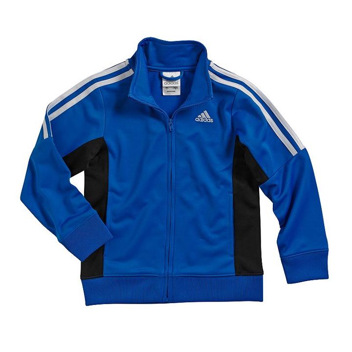 Boys 4-7x Adidas Tricot Jacket, Boy's, Size: 4, Brt Blue