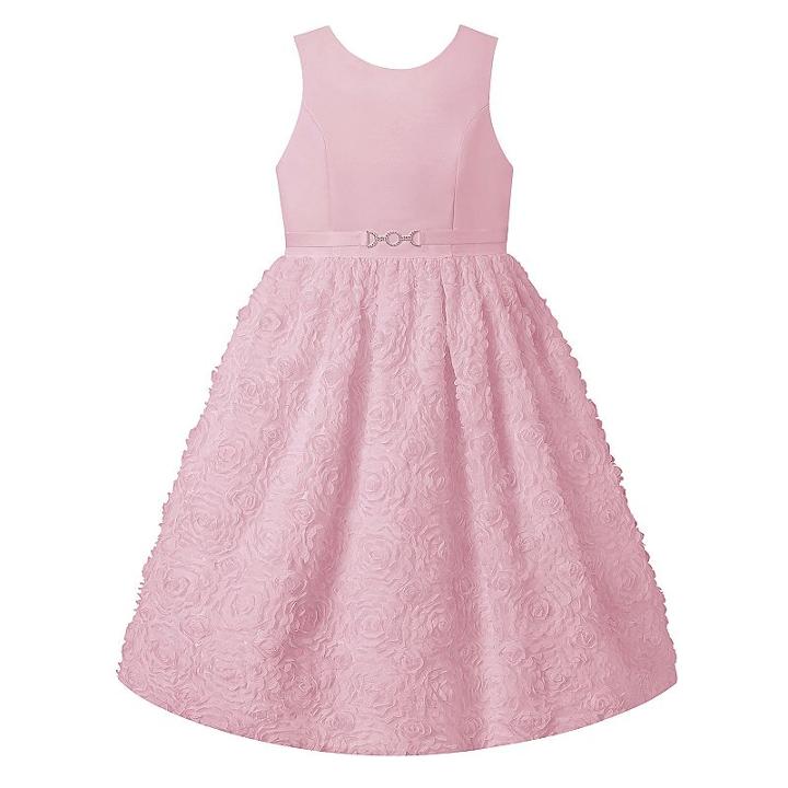 Girls 7-16 Size American Princess Floral Soutache Dress, Girl's, Size: 14, Red Other