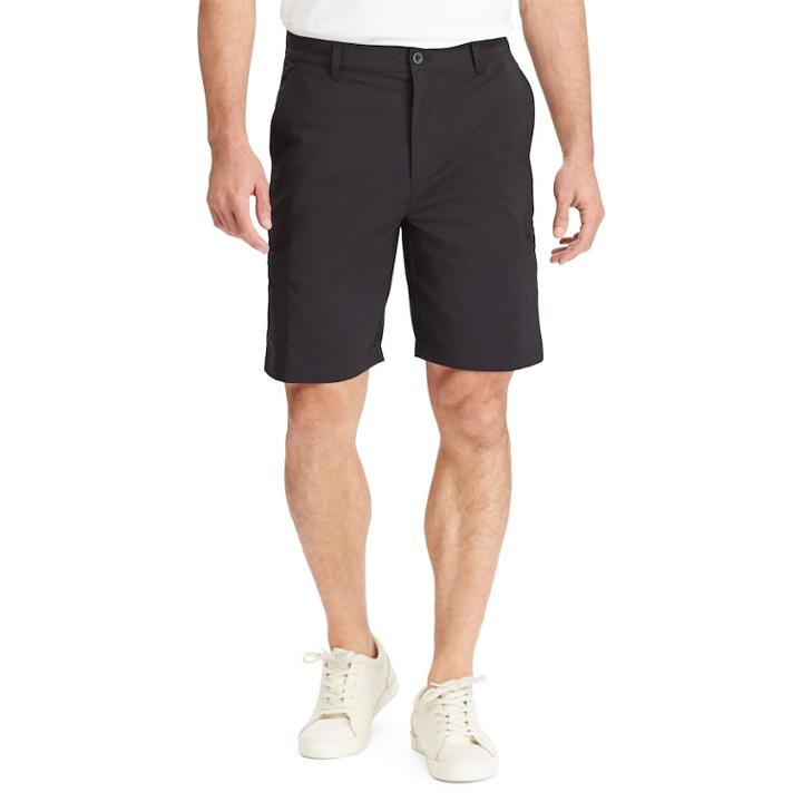 Men's Chaps Performance Cargo Shorts, Size: 30, Black