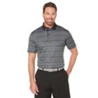 Men's Grand Slam Regular-fit Motionflow 360 Striped Jacquard Performance Golf Polo, Size: Xl, Oxford
