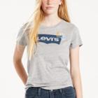 Women's Levi's&reg; Patch Graphic Tee, Size: Medium, Grey
