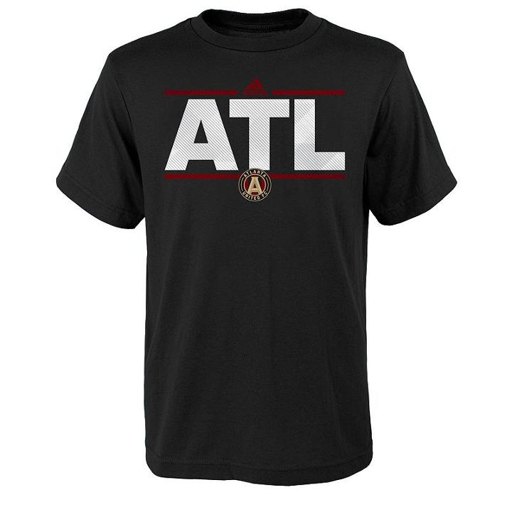 Boys 8-20 Adidas Atlanta United Fc Dassler City Tee, Size: Xl 18-20, Black