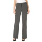 Women's Haggar&reg; Original Fit Comfort Waist Straight-leg Pants, Size: 14, Grey Other