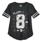 Plus Size Girls 7-16 So&reg; Varsity Graphic Tee, Size: 18 1/2, Black