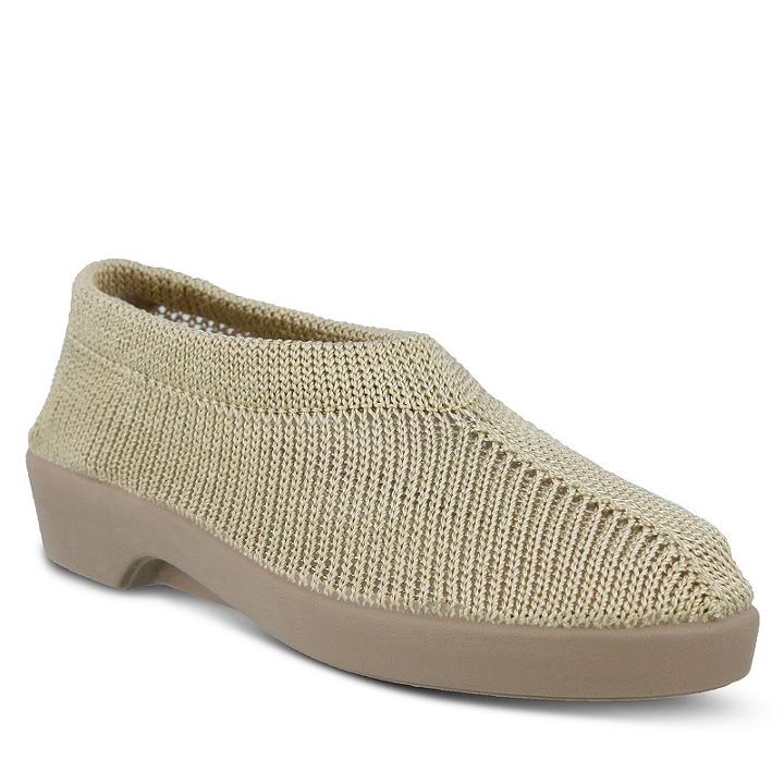Spring Step Tender Women's Clogs, Size: 37, Beig/green (beig/khaki)