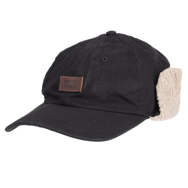 Men's Levi's&reg; Waxed Canvas Hunter Cap, Size: L/xl, Black