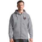 Men's Antigua Dc United Victory Full-zip Hoodie, Size: Xxl, Grey