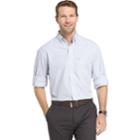 Men's Izod Essential Regular-fit Tattersall Checked Button-down Shirt, Size: Xxl, Blue