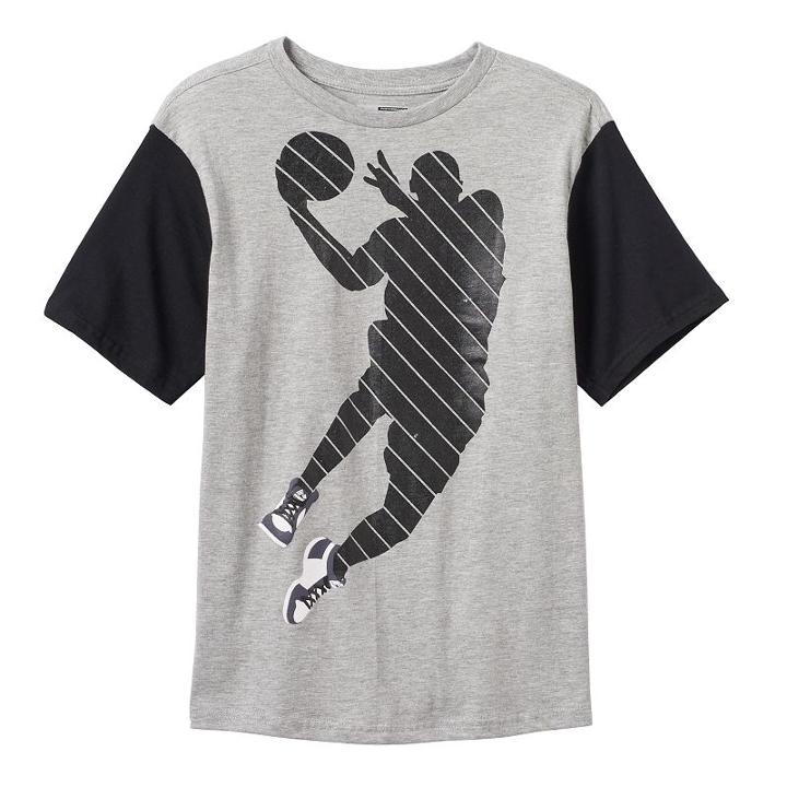 Boys 8-20 Rbx Basketball Performance Tee, Boy's, Size: S 8, Grey