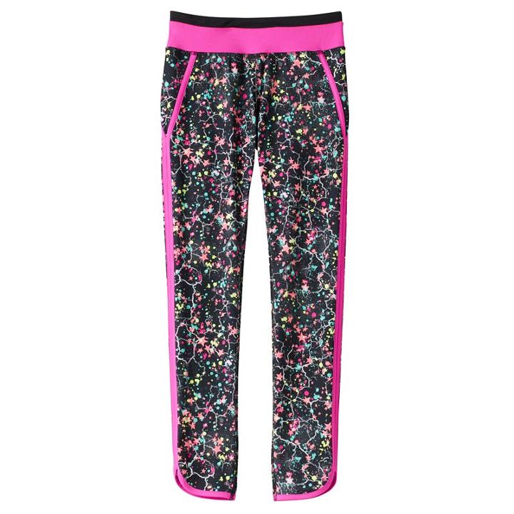 Girls 7-16 & Plus Size So&reg; Vented Hem Performance Leggings, Girl's, Size: 14 1/2, Black