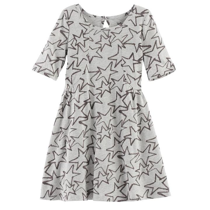 Girls 4-10 Jumping Beans&reg; Curved Seam Dress, Girl's, Size: 7, Lt Beige