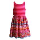 Girls 4-6x Youngland Pattern Knit & Woven Sundress, Girl's, Size: 4, Ovrfl Oth
