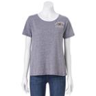 Juniors' Give Me Some Space Ringer Graphic Tee, Girl's, Size: Small, Grey Other