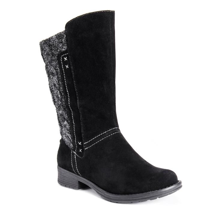 Muk Luks Casey Women's Water-resistant Boots, Size: 9, Black